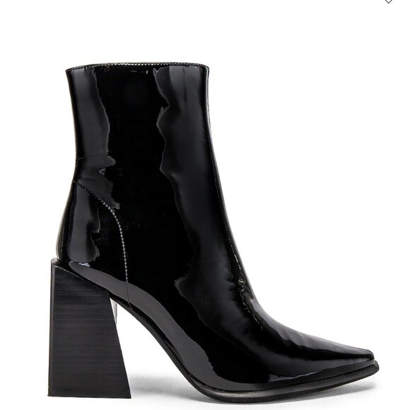 Jeffrey Campbell LA-SIREN PATENT Boots - NEW WITH BOX - Picture 1 of 13